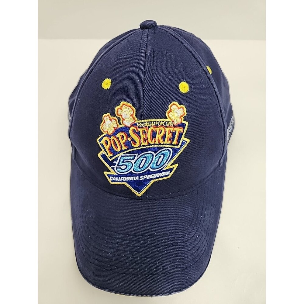 Pop Secret 500 California‎ Speedway Adjustable Race Hat Cap NASCAR 9/5/2004